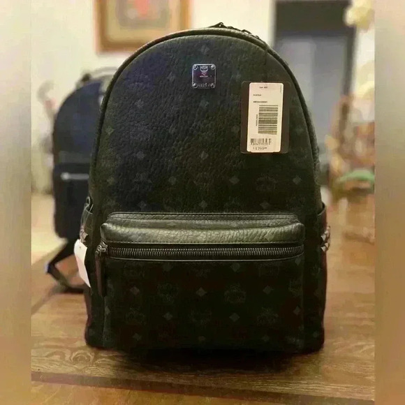 MCM Stark Side Studs Backpack in Visetos - Picture 6 of 11